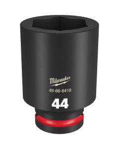 MLW49-66-6419 image(0) - Milwaukee Tool SHOCKWAVE Impact Duty 3/4"Drive 44MM Deep 6 Point Socket