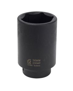 SUN236MD image(0) - 1/2 in. Drive Deep Impact Socket, 36