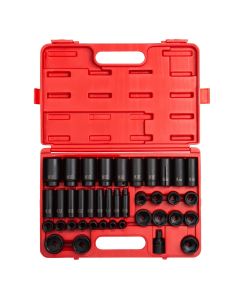 SUN2668 image(0) - 1/2" Drive 39 Piece SAE Deep Impact Socket Set