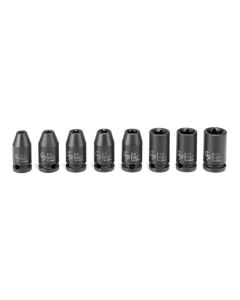 GRE998ET image(0) - 1/4" Drive 8 Pc External Torx Impact Socket Set