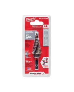 MLW48-89-9244 image(0) - 3/16" - 7/8" SHOCKWAVE IMP STEP DRILL BIT, #4