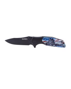 SUNKNUSA image(0) - Knife Sun LLSA 8Cr 56HRC - USA Skull, David Lozeau