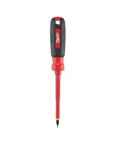 MLW48-22-2231 image(0) - Milwaukee Tool 3/16" Cabinet - 4" 1000V Insulated Screwdriver