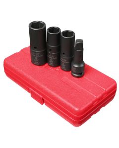 SUN2724 image(0) - SOCKET SET FLIP 4PC 1/2 DR. DEEP THIN WALL