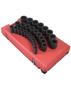 SUN4695 image(0) - 3/4" Drive 29 Piece SAE Deep Impact Socket Set