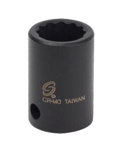 SUN312Z image(0) - 3/8 in. Drive 12-Point Impact Socket,