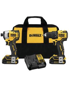 DWTDCK278C2 image(0) - DeWalt 20V MAX Brushless Combo Kit (ATOMIC)