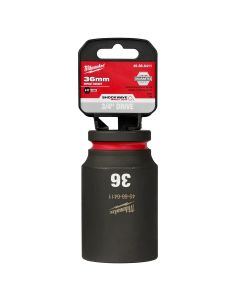 MLW49-66-6411 image(0) - Milwaukee Tool SHOCKWAVE Impact Duty  3/4"Drive 36MM Deep 6 Point Socket