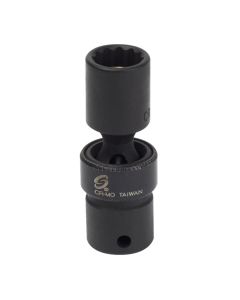 SUN809ZUMMG image(0) - 1/4" Dr. 9mm Magnetic Metric 12 point Universal Impact Socket