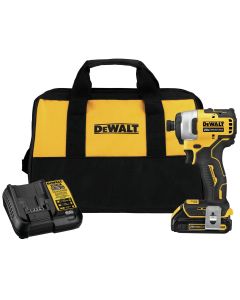 DWTDCF809C1 image(0) - DeWalt ATOMIC 20V MAX Brushless Cordless Compact 1/4 in. Impact Driver Kit