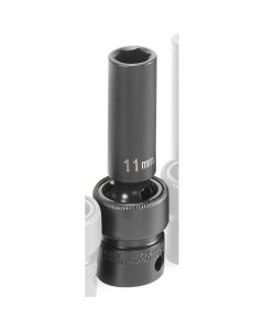 GRE1011UMD image(0) - SOC 11MM 3/8D IMP UNIV 6PT DP BLK