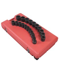 SUN5692 image(0) - 1" Drive 21 Piece SAE Impact Socket Set