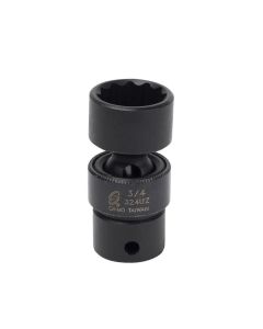 SUN324UZ image(0) - 3/8" Dr. 3/4" 12 Point Universal Impact Socket