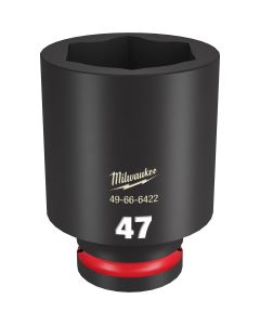 MLW49-66-6422 image(0) - Milwaukee Tool SHOCKWAVE Impact Duty 3/4"Drive 47MM Deep 6 Point Socket