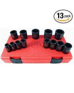 1/2"DR 13PC SAE IMPACT SOCKET SET