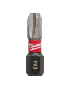 MLW48-32-4113 image(0) - Milwaukee Tool SHOCKWAVE Impact Phillips #3 Insert Bits (25 Pk)