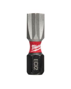 MLW48-32-4145 image(0) - Milwaukee Tool SHOCKWAVE 2" Impact ECX 2 Power Bits (25PK)