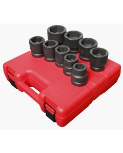 SUN5699 image(0) - SOCKET SET IMPACT 1" DR 9PC STD SAE JUMBO