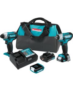 MAKCT324 image(0) - 12V CXT 1.5 Ah Cordless 3-Piece Combo Kit