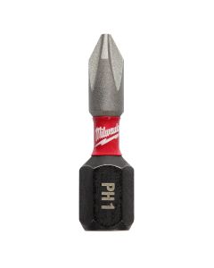 MLW48-32-4880 image(0) - Milwaukee Tool SHOCKWAVE Impact Phillips #1 Insert Bits (Bulk 250)