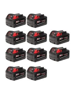 MLW48-11-1851 image(0) - Milwaukee Tool M18 REDLITHIUM XC5.0 Extended Capacity Battery (10 Pk)