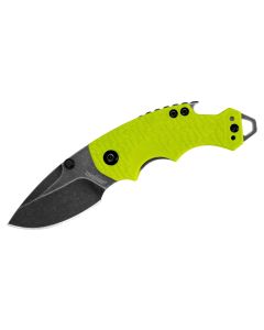 KER8700LIMEBW image(0) - SHUFFLE BLACKWASH FINISH KNIFE, LIME GRE