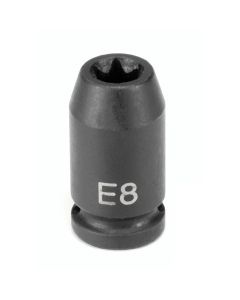 GRE908ET image(0) - 1/4" Drive x E8 External Torx Impact Socket