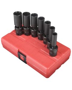 SUN3656 image(0) - SOCKET SET IMPACT 3/8IN. DRIVE 7PC DEEP SAE UNIV