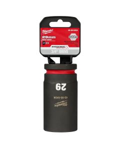 MLW49-66-6404 image(0) - Milwaukee Tool SHOCKWAVE Impact Duty  3/4"Drive 29MM Deep 6 Point Socket