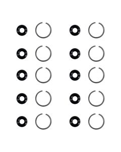 AST10-12 image(0) - 1/2' 10pc Anvil O-ring & 10pc Retaining Ring