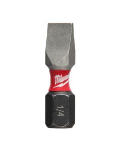 MLW48-32-4418 image(0) - Milwaukee Tool SHOCKWAVE Impact Slotted 1/4" Insert Bits (2PK)