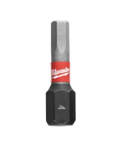 MLW48-32-4726 image(0) - Milwaukee Tool SHOCKWAVE Impact Hex 4 MM Insert Bits (Bulk 25)