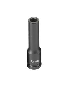 GRE906MDG image(0) - SOC 6MM 1/4D IMP MAG 6PT DP BLK