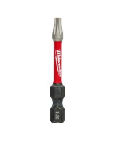 MLW48-32-4184 image(0) - Milwaukee Tool SHOCKWAVE 2" Impact Torx T20 Power Bits (25PK)