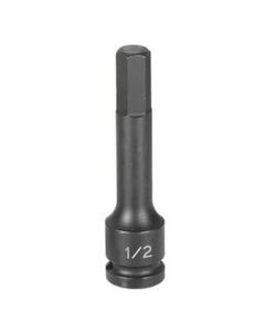 GRE29064M image(0) - 1/2" Drive x 6mm Hex Driver 4" Length (100mm)