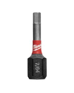 MLW48-32-4703 image(0) - Milwaukee Tool SHOCKWAVE Impact Hex 7/64" Insert Bits (Bulk 25)