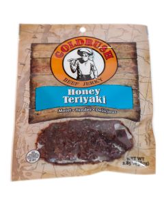 GRJ72132 image(0) - Honey Teriyaki 2.85 oz. Goldrush Beef Jerky 12-ct