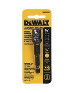 DWTDW2547IR image(0) - DeWalt 1/4 Hex - 1/2 Square Socket Adapter