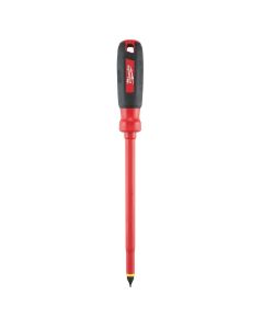 MLW48-22-2223 image(0) - Milwaukee Tool 3/8" Slotted - 8" 1000V Insulated Screwdriver