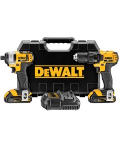 DWTDCK280C2 image(0) - DeWalt 20V Li-Ion Compact Drill and Driver Co