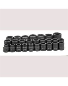 GRE8126M image(0) - 3/4" DR. 26 PIECE 12 POINT SHORT SET METRIC