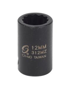 SUN312MZ image(0) - 3/8 in. Drive 12-Point 12 mm Impact S